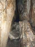Inside the Malá Skala Cave - the Little Carpathiens
