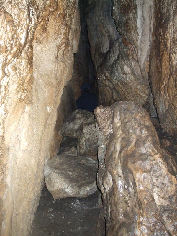 Inside the Malá Skala Cave - the Little Carpathiens