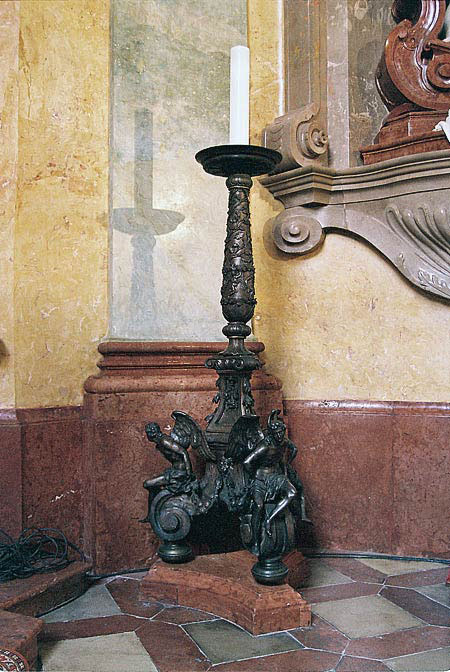 Candlestick in the Chapel of Saint John Brother of Charity - Dome of St. Martin in Bratislava
