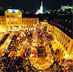 Vianočné trhy v Bratislave - Hlavné námestie.