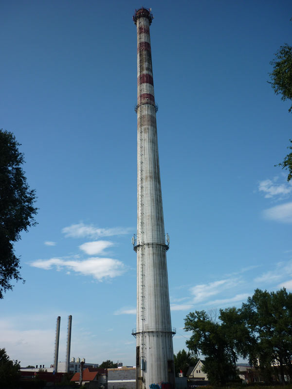 A chimney in Bratislava