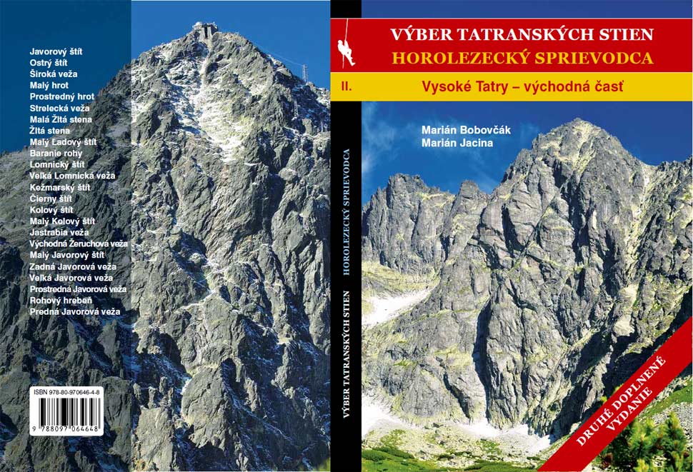 Výber tatranských stien - horolezecký sprievodca Vysoké Tatry II. - východná časť