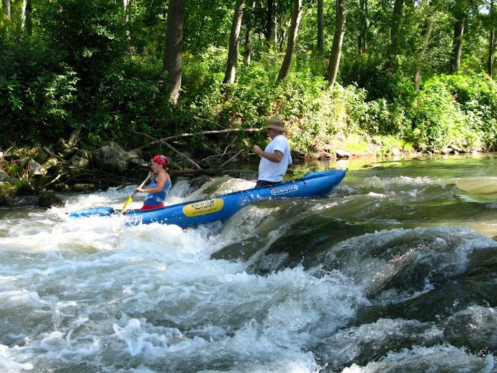 A Paddle Trip - Leitha in Austria