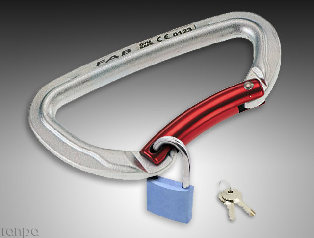 New type of locking carabiner