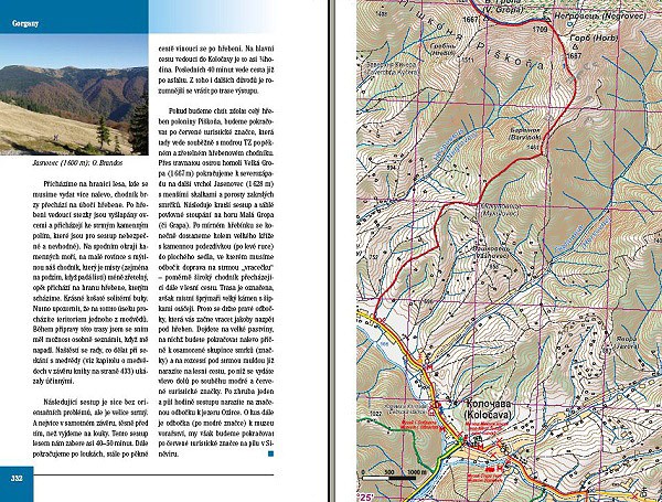 Ukrajinské Karpaty, Poloniny, Lesní Karpaty - ukážka zo sprievodcu