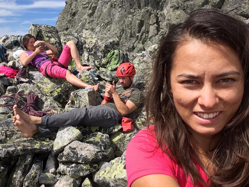 Summit photo - Baranie Rohy Peak in the High Tatras