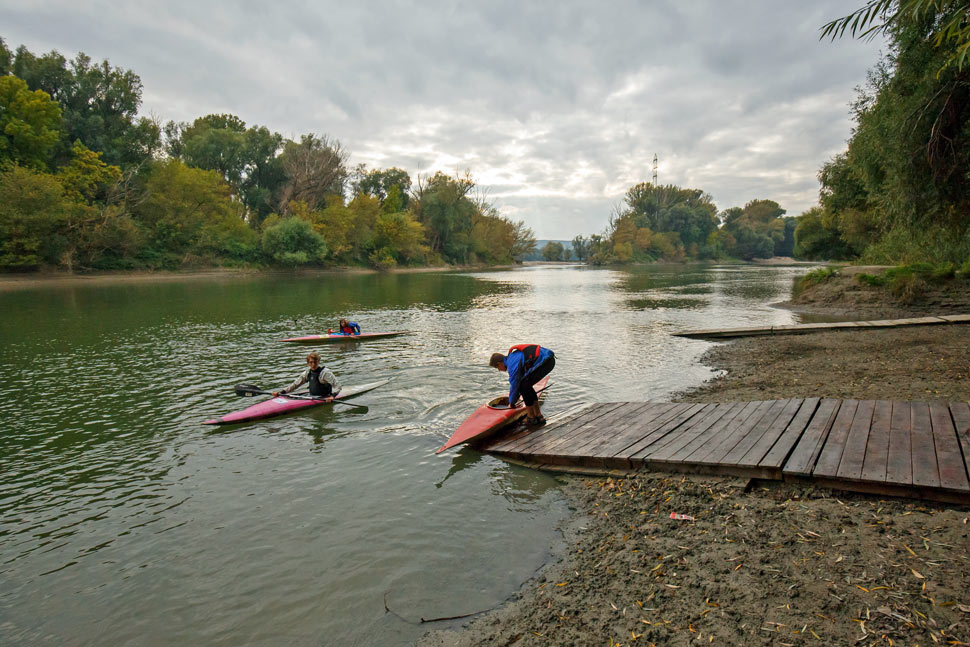 Dunajský fond umožnil vybudovať aj prístupové mólo pre vodákov v Karloveskej zátoke