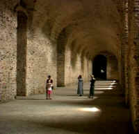 Cellars in the Cervený Kamen castle