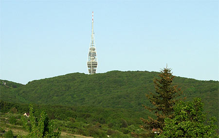 TV tower Kamzik in Bratislava
