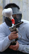 Paintball player