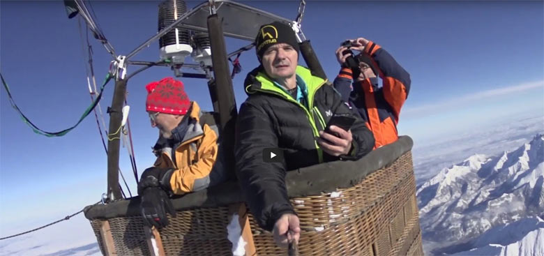 Winter Balloon Ride over the High Tatras