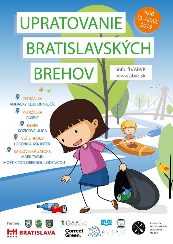Jarné upratovanie bratislavských brehov