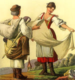 Illustrations from the book Kroje (Slovak Folk Costumes)