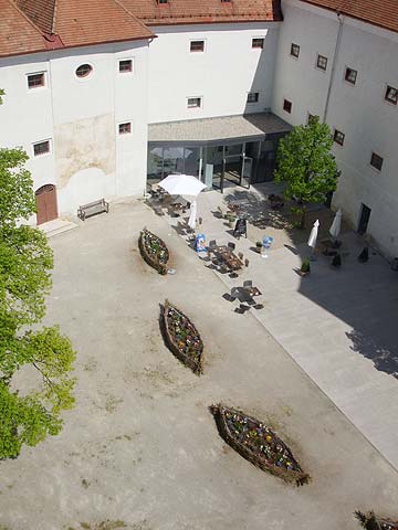 The Courtyard in the Orth an der Donau Castle