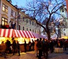 Christmas Market in Bratislava - the Main Square