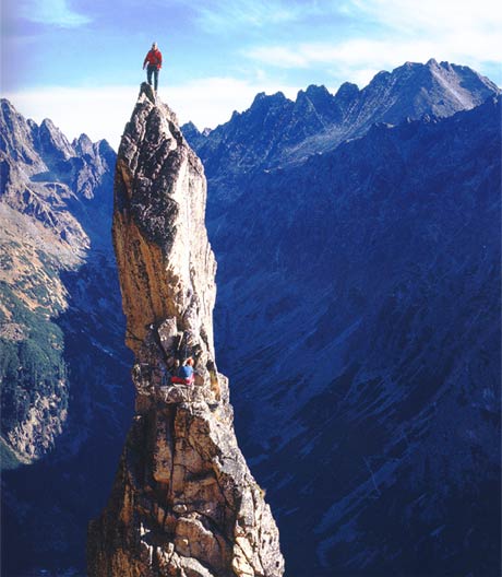 A steeple called The Needle, Mt. Patria, the High Tatras, from The Magic of the Past