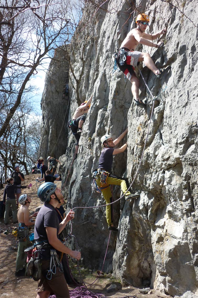 Climbing at Pajstun