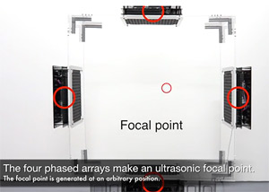 Akustická levitácia - video