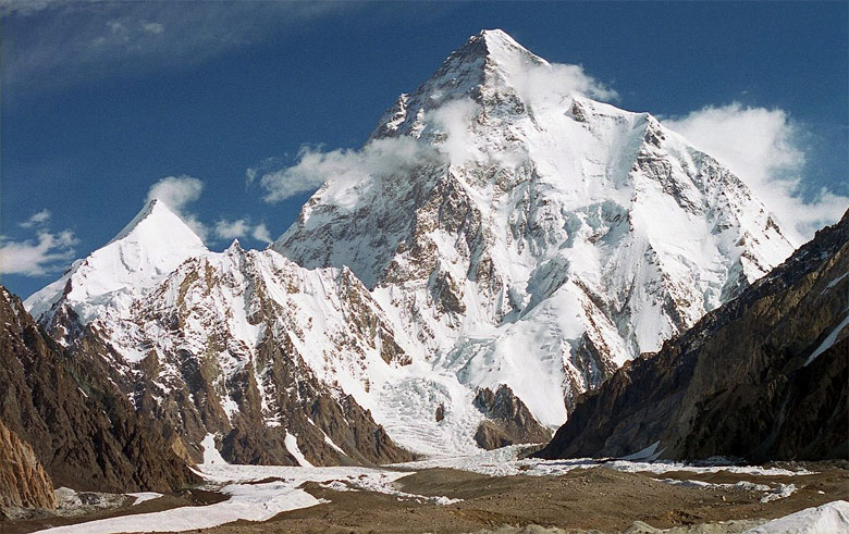 K2 z juhozápadau