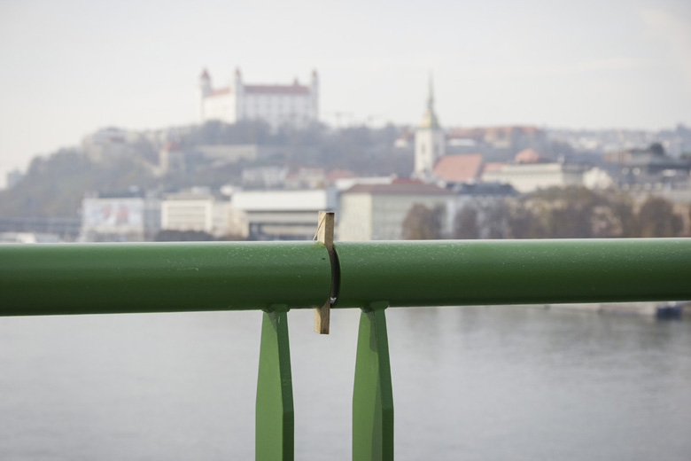 Na stavbe nového Starého mostu v Bratislave