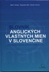 Slovnik anglickych vlastnych mien v slovencine - Cover Page