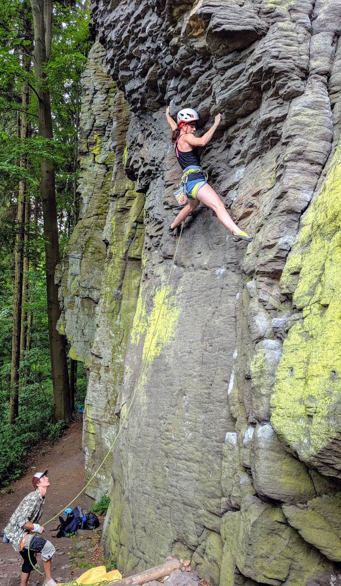 Passionate climbing and the careful belayer