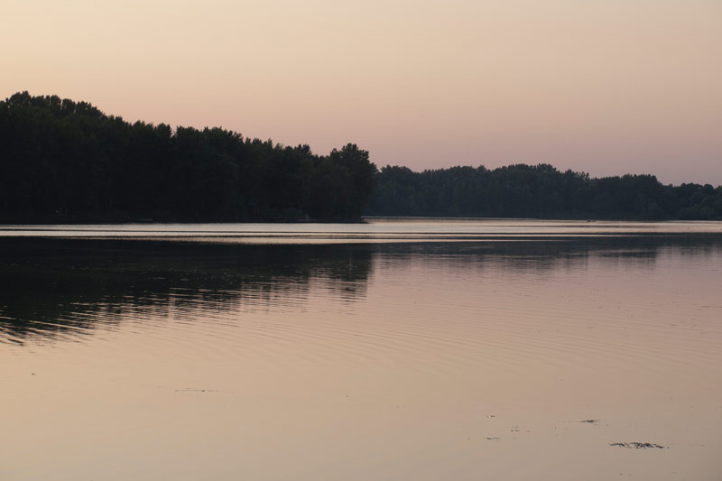 Early evening on the lake