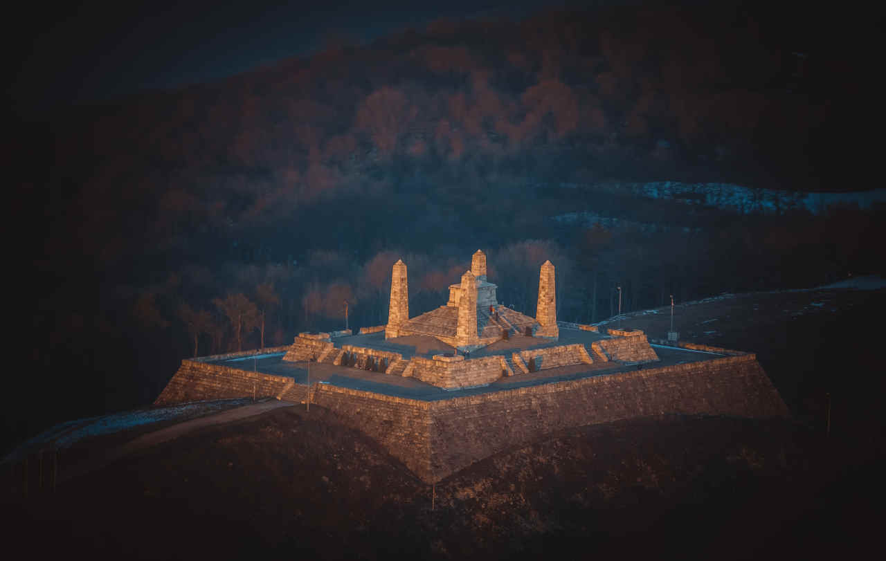 The Monument of the General Milan Rastislav Stefanik on the Bradlo Hill