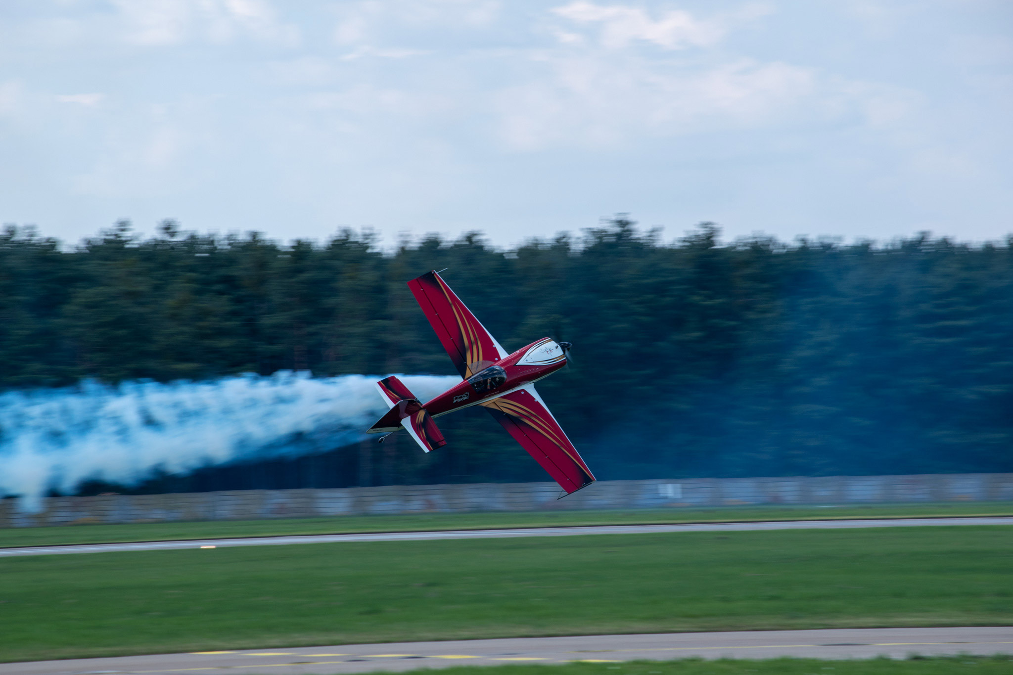 MXS aircraft piloted by acrobat Zoltn Veres from Hungary