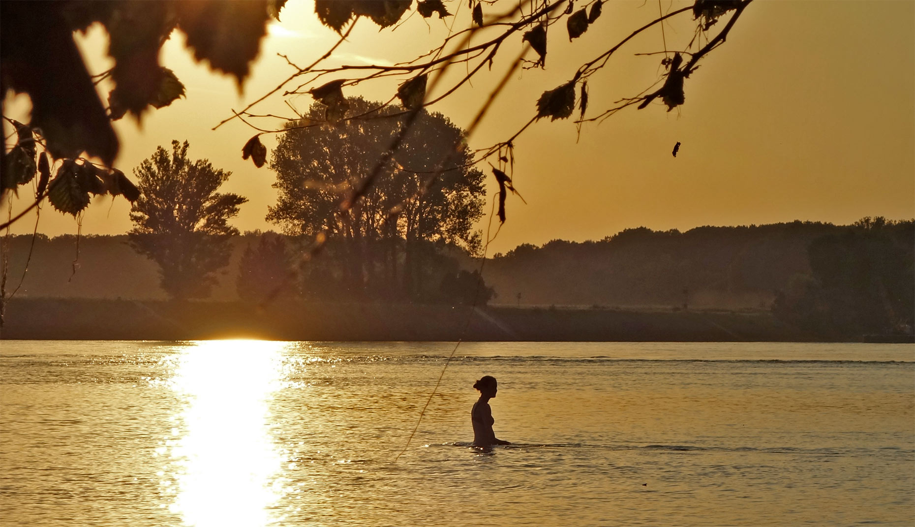 Early evening by the Danube River