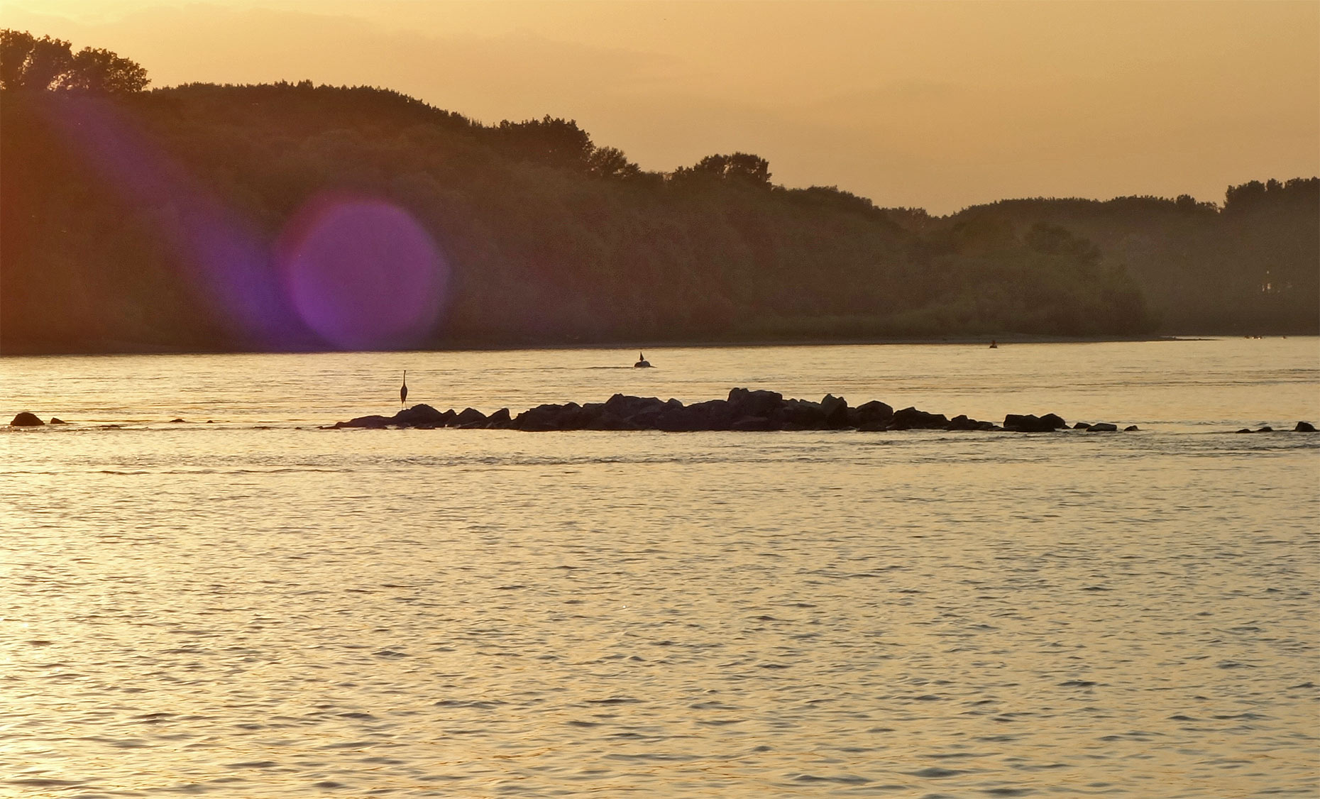 Early evening by the Danube River