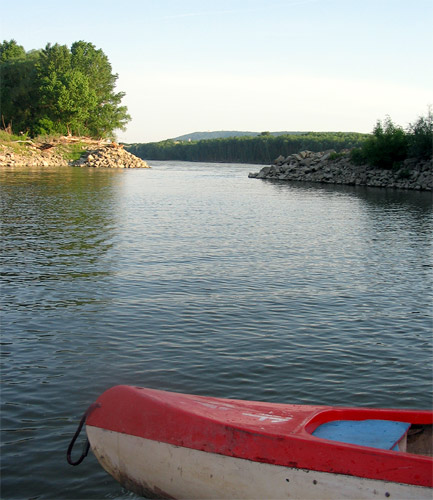 The Danube River and Karloveske rameno