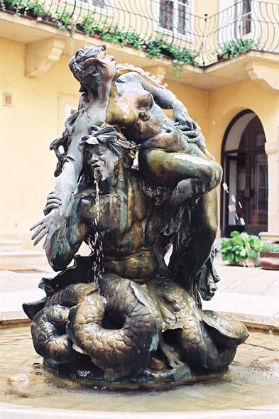 Fountain Triton and Nymph