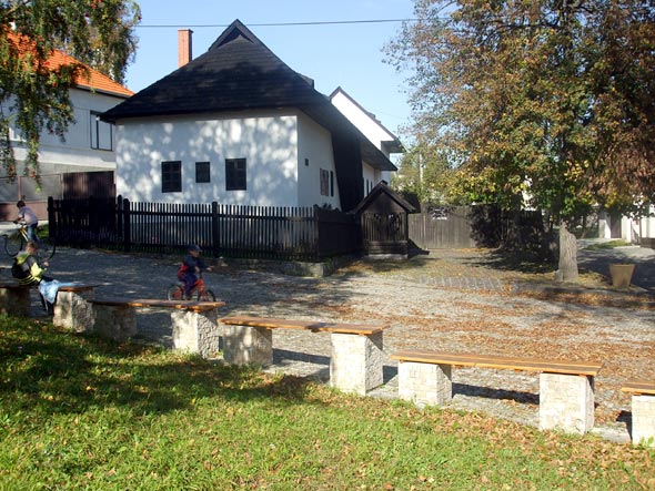 A house in Uhrovec, where Ludovit Stur and Alexander Dubcek were born