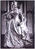 Statue of Maria Theresa by F. X. Messerschmidt in Belveder