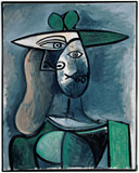 Woman in a Green Hat - Pablo Picasso in Albertina