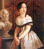 Portrait of Adelaida Osztroluczka - illustration from the book Slachticke rody
