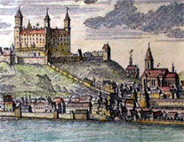 Bratislavský hrad, veduta F. B. Wernera