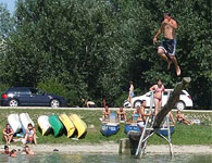 Vadvíz Camping - Danube River branches in Hungary