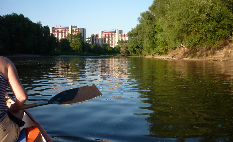 Karloveske Rameno branch in May 2011