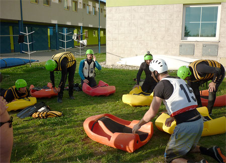 Preparation for hydrospeeding