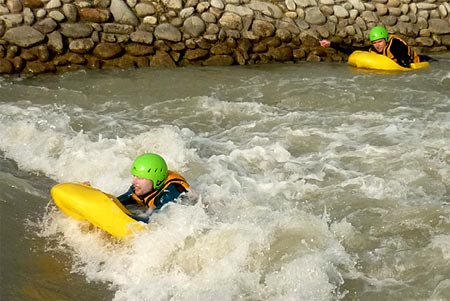 Fun in a water hole