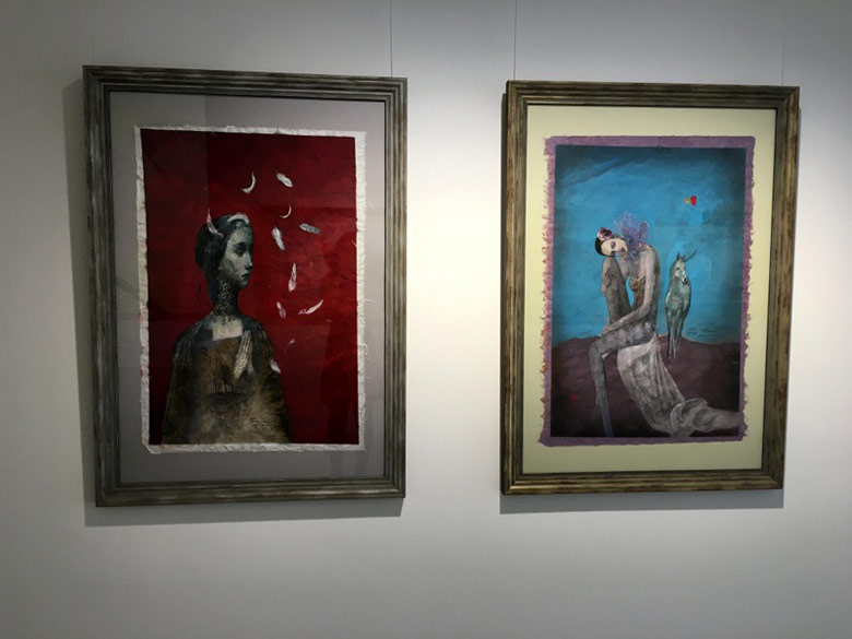 Works by Katarina Vavrova in Danubiana Gallery