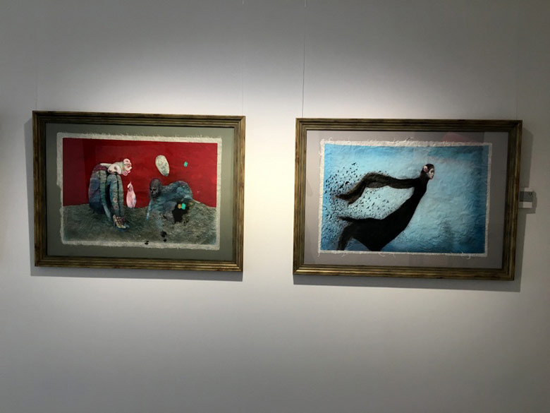 Works by Katarina Vavrova in Danubiana Gallery