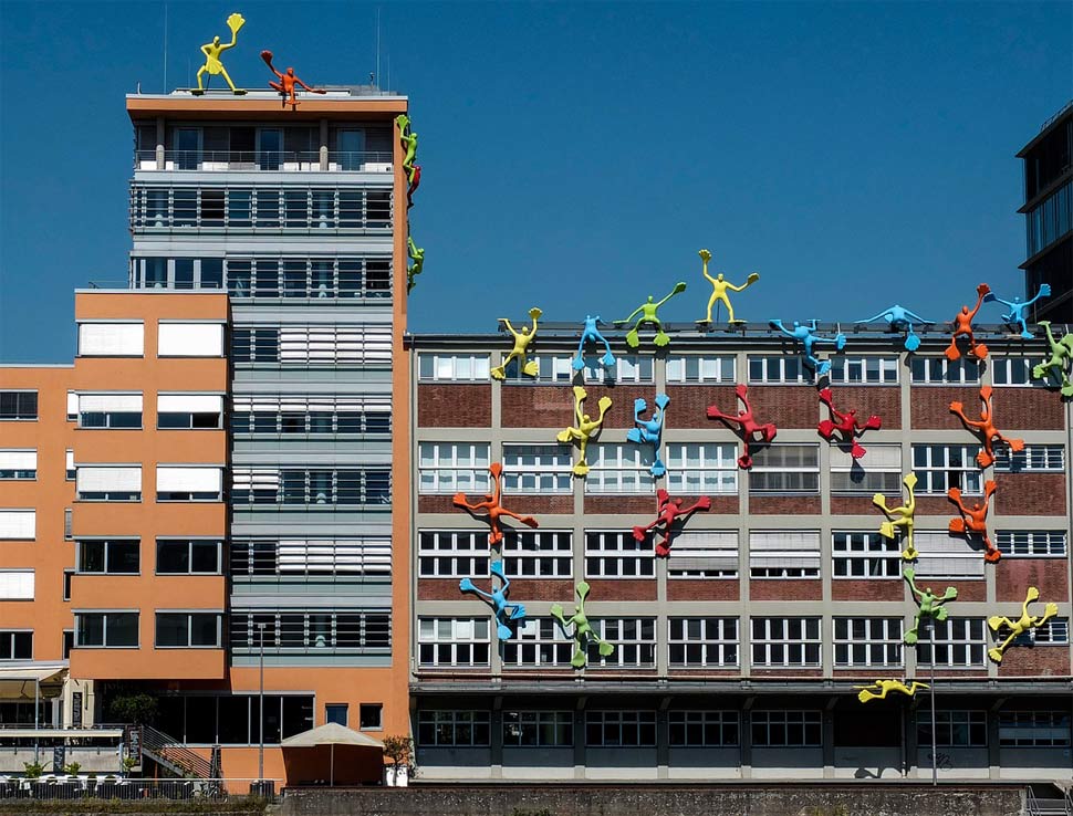 The Flossies installation By German artist Rosalie in Düsseldorf